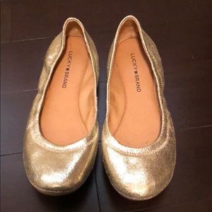 Gold Lucky Brand shoes size 9M/39